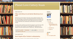 Desktop Screenshot of planetlovecattery.blogspot.com