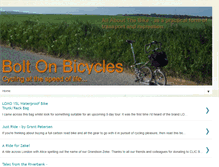 Tablet Screenshot of boltonbicycles.blogspot.com