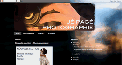 Desktop Screenshot of jepagephotographie.blogspot.com