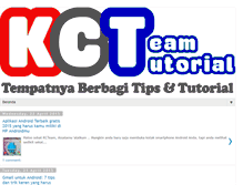 Tablet Screenshot of kcteamtutorial.blogspot.com