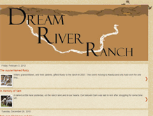 Tablet Screenshot of dreamriverranch.blogspot.com