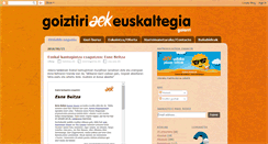 Desktop Screenshot of goiztiri.blogspot.com