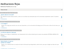 Tablet Screenshot of meditacionesrojas.blogspot.com