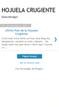 Mobile Screenshot of hojuelacrugiente.blogspot.com