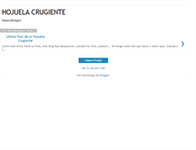 Tablet Screenshot of hojuelacrugiente.blogspot.com