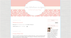 Desktop Screenshot of myfabulousrecipes.blogspot.com