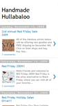 Mobile Screenshot of handmadehullabaloo.blogspot.com