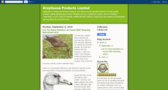 Desktop Screenshot of graygooseproducts.blogspot.com