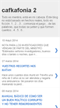 Mobile Screenshot of cafkafono2.blogspot.com