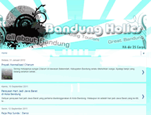 Tablet Screenshot of bandungholics.blogspot.com
