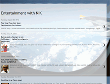 Tablet Screenshot of nik-entertainment.blogspot.com