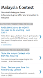 Mobile Screenshot of contestinmalaysia.blogspot.com