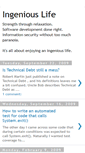 Mobile Screenshot of ingeniouslife.blogspot.com