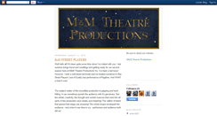 Desktop Screenshot of mandmtheatreproductions.blogspot.com