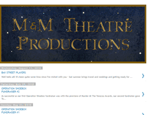 Tablet Screenshot of mandmtheatreproductions.blogspot.com