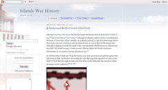 Desktop Screenshot of islamicwarhistory.blogspot.com