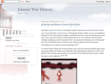 Tablet Screenshot of islamicwarhistory.blogspot.com