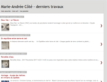 Tablet Screenshot of marie-andreecote.blogspot.com