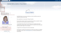 Desktop Screenshot of immobiliariapalomo.blogspot.com