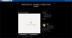 Desktop Screenshot of joan-propheticwords.blogspot.com