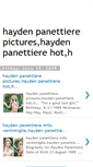 Mobile Screenshot of hayden-panettiere-photo.blogspot.com