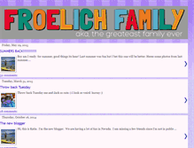 Tablet Screenshot of froelichfamily.blogspot.com