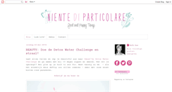 Desktop Screenshot of nientediparticolare.blogspot.com