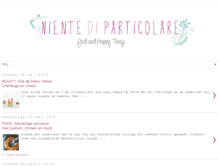 Tablet Screenshot of nientediparticolare.blogspot.com