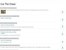 Tablet Screenshot of cut-the-chase.blogspot.com