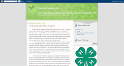 Desktop Screenshot of clintoncounty4-h.blogspot.com