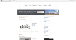 Desktop Screenshot of motorcycle-wallpapers.blogspot.com