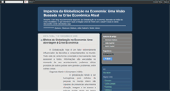 Desktop Screenshot of globalizacaonaeconomia.blogspot.com