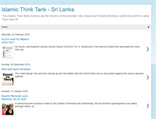 Tablet Screenshot of islamicthinktanksl.blogspot.com