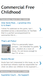 Mobile Screenshot of commercialfreechildhood1011.blogspot.com