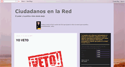 Desktop Screenshot of ciudadanosenlared.blogspot.com