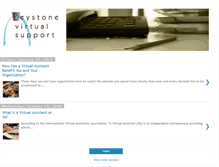 Tablet Screenshot of keystonevirtualsupport.blogspot.com