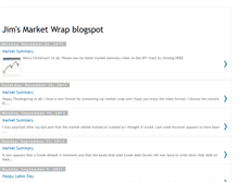 Tablet Screenshot of jimsmarketwrap.blogspot.com