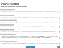 Tablet Screenshot of ohamsters.blogspot.com