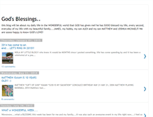 Tablet Screenshot of blessingsinmylife.blogspot.com