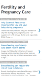 Mobile Screenshot of nutrition-fertility-pregnancy.blogspot.com