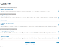Tablet Screenshot of cuisine101.blogspot.com