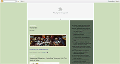 Desktop Screenshot of noonehastodie.blogspot.com