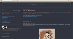 Desktop Screenshot of aaarrggghhht.blogspot.com