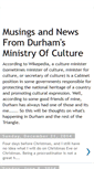 Mobile Screenshot of culturalministryofdurham.blogspot.com