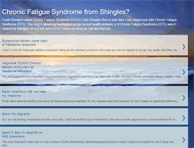 Tablet Screenshot of cfsfromshingles.blogspot.com