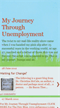 Mobile Screenshot of myjourney-unemployed.blogspot.com