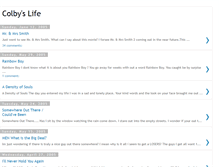 Tablet Screenshot of colbyslife.blogspot.com