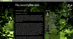 Desktop Screenshot of incorrigiblesoul.blogspot.com