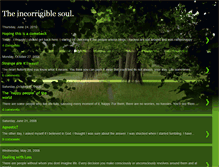 Tablet Screenshot of incorrigiblesoul.blogspot.com
