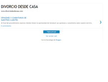 Tablet Screenshot of divorciodesdecasa.blogspot.com